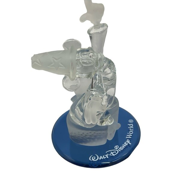 Disney Fantasia Mickey Mouse Sorcerer's Apprentice Glass Disney World Figure - Picture 13 of 16